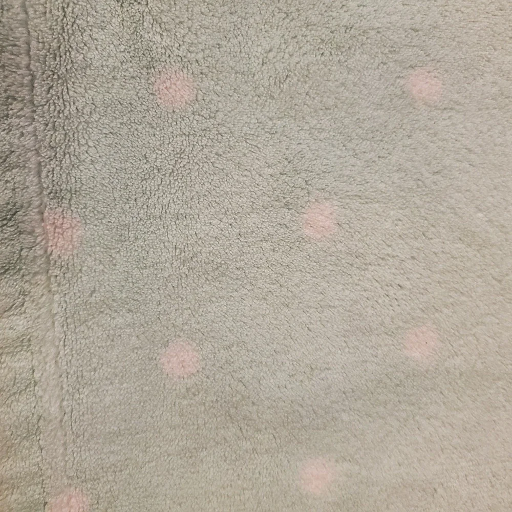 Cloud Island Mint Green White Polka Dots Baby Blanket Plush Security Lovey 30x30